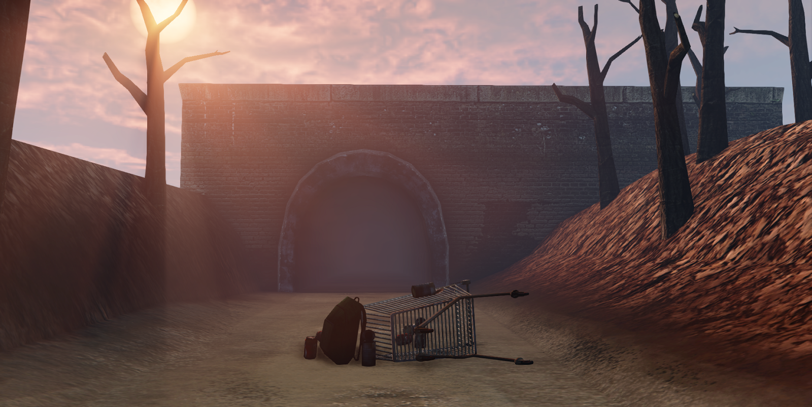 A Screenshot from my Post Apocalyptic Scene