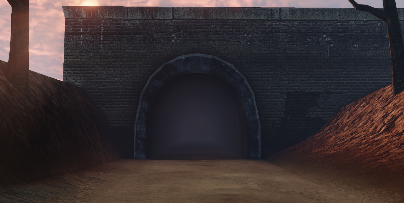 A Screenshot from my Post Apocalyptic Scene